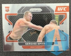 2022 UFC Prizm Serghei Spivac Base Rookie RC Heavyweight #70